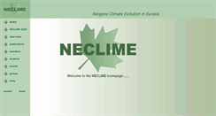 Desktop Screenshot of neclime.de